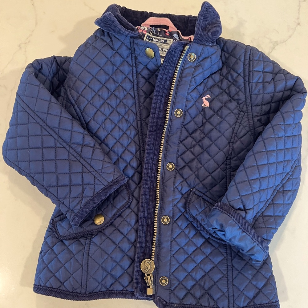 Joules 4YO Navy Quilted Jacket